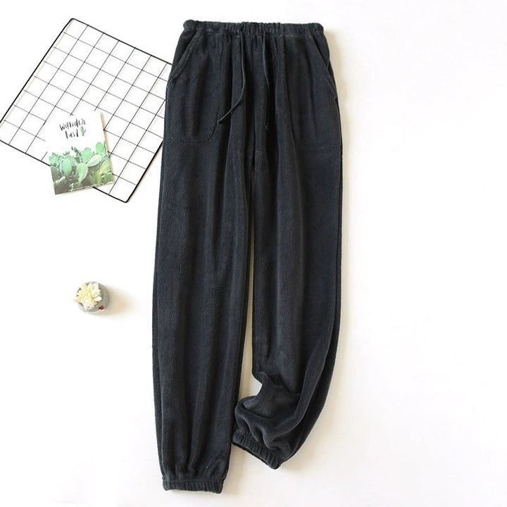 NYX | BLACK PLUSH PAJAMA JOGGERS