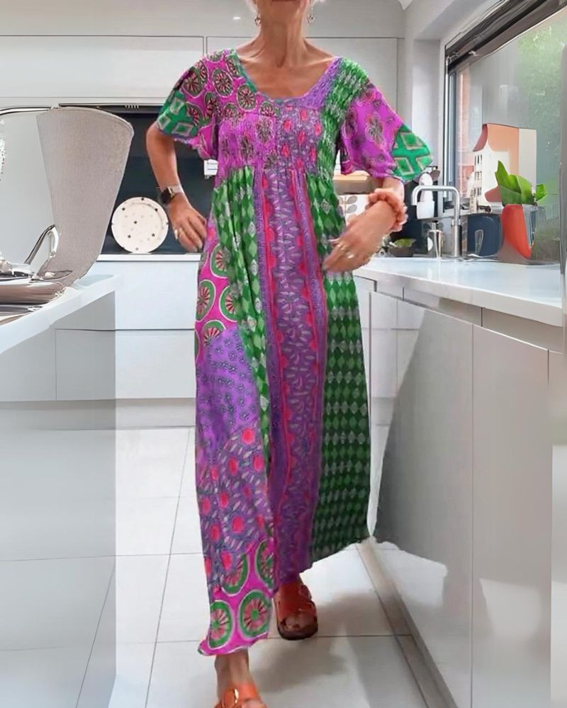 CLEMENTINE | COLORFUL BOHEMIAN DRESS