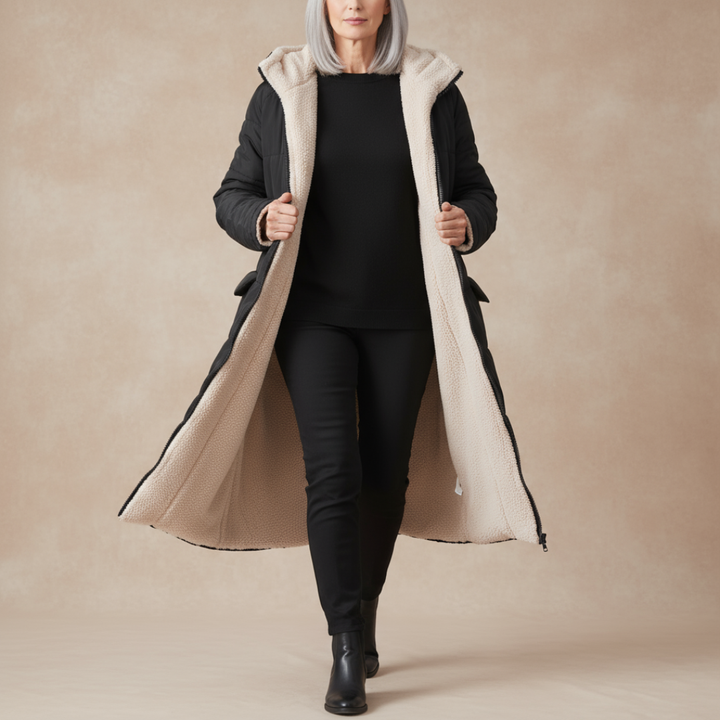 FAIRFORD | REVERSIBLE LINED PUFFER COAT