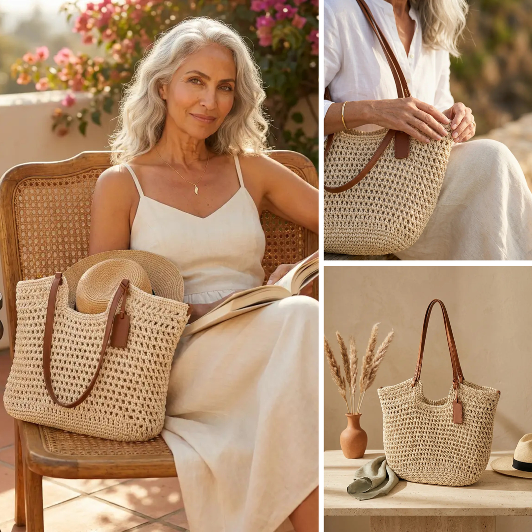 CLARE | THE HANDWOVEN CROCHET TOTE BAG