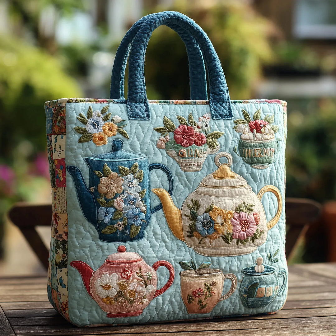 ELLA | QUILTED BAG WITH FLORAL PATTERN