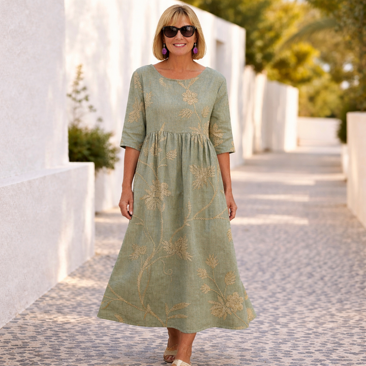 SUSAN | FLORAL DRESS WITH A SUMMER VIBE
