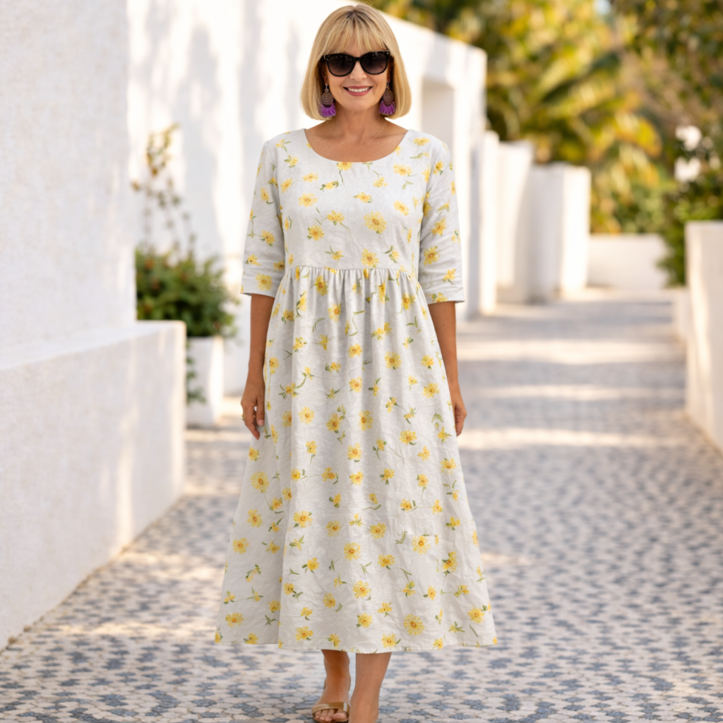 SUSAN | FLORAL DRESS WITH A SUMMER VIBE