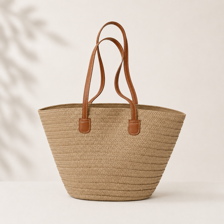 THE ESTELLE | CLASSIC HANDWOVEN MARKET TOTE