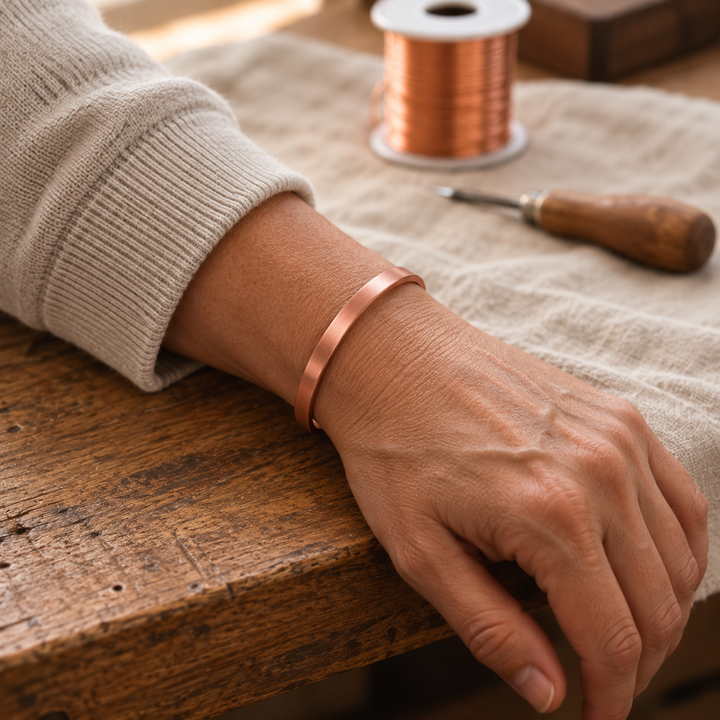 GRACE | SLEEK COPPER BRACELET