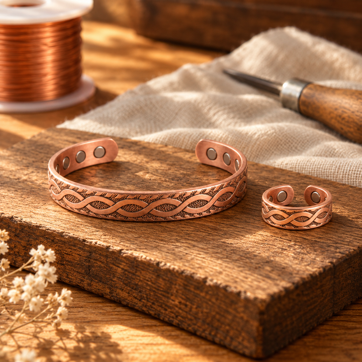 EMMA | KNOT COPPER SET