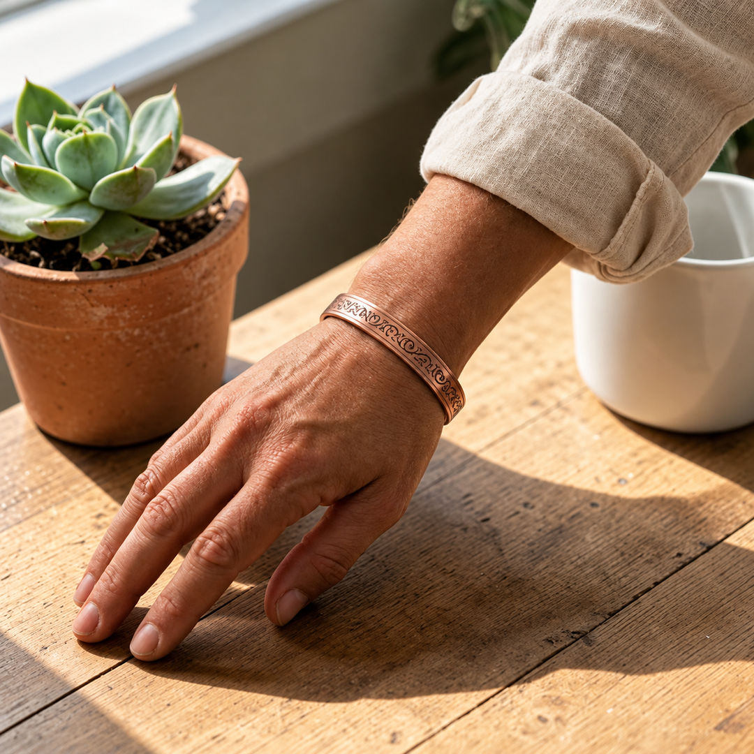 ELSIE | ORNATE COPPER BRACELET