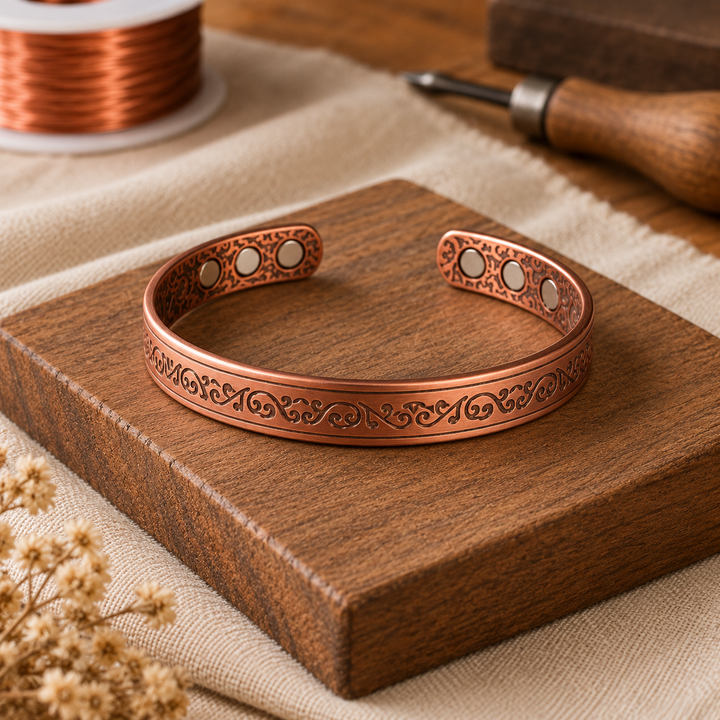 ELSIE | ORNATE COPPER BRACELET