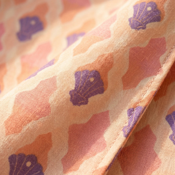ARACELI | PRINTED SET WITH BLAZER AND FLARED TROUSERS