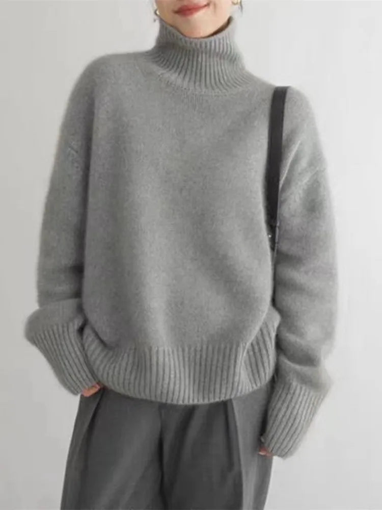COSIMA | HIGH NECK SWEATER
