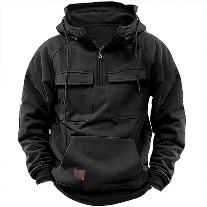 BOYD | MEN'S HOODIE WITH QUARTER-ZIP