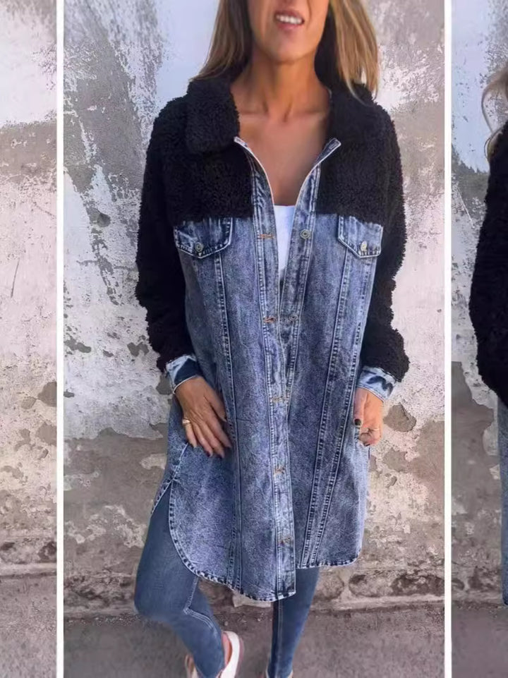 MADDISON | COSY DENIM-STYLE JACKET