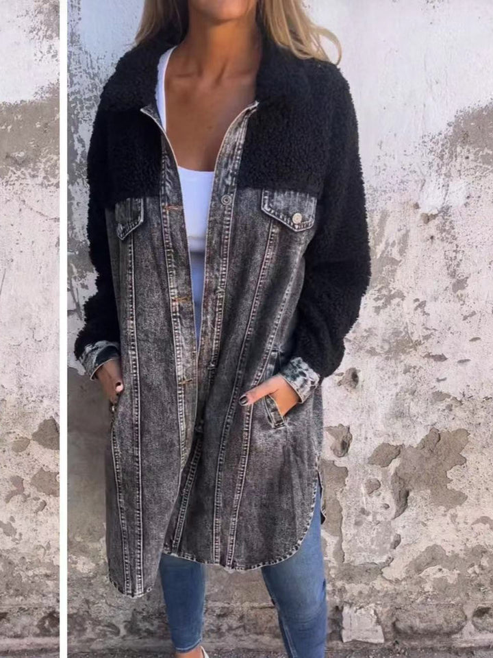 MADDISON | COSY DENIM-STYLE JACKET