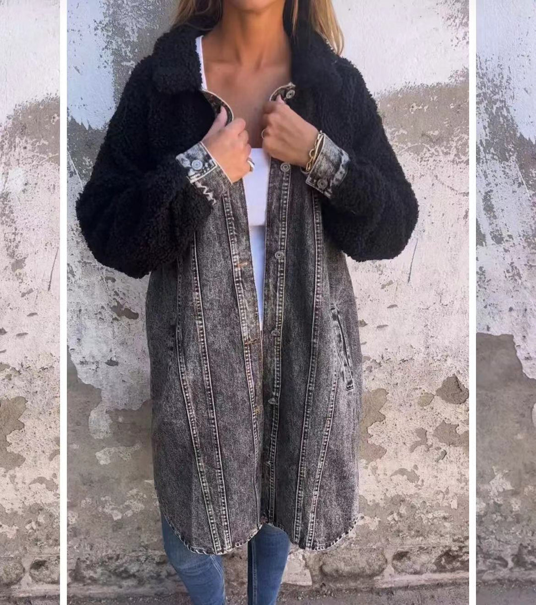 MADDISON | COSY DENIM-STYLE JACKET