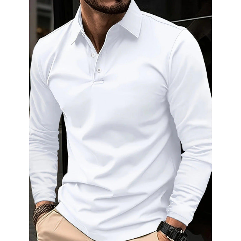 KHRIS | ELEGANT MEN'S LONGSLEEVE POLO SHIRT