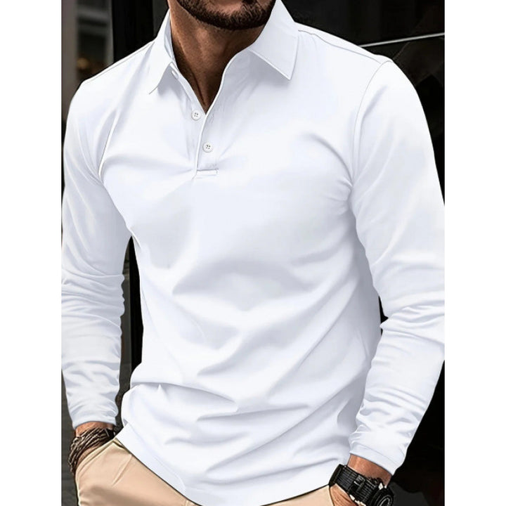 KHRIS | ELEGANT MEN'S LONGSLEEVE POLO SHIRT