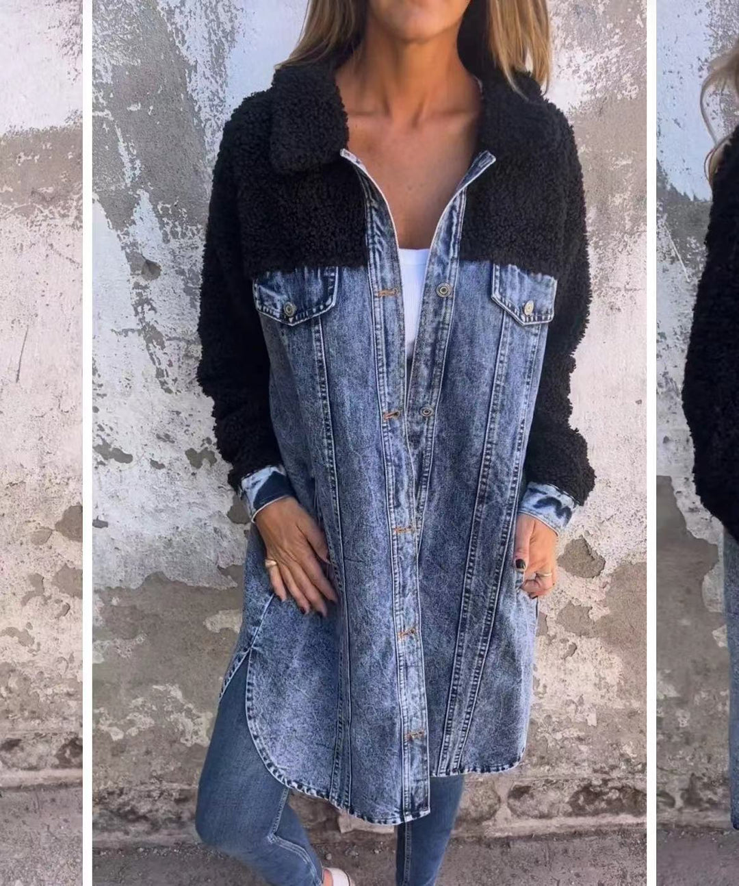 MADDISON | COSY DENIM-STYLE JACKET