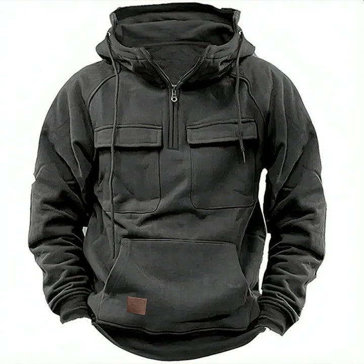 BOYD | MEN'S HOODIE WITH QUARTER-ZIP