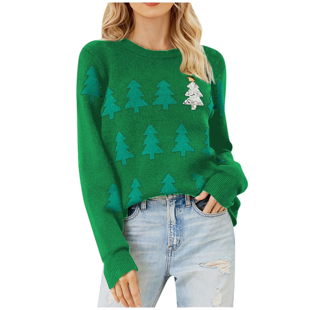 HOLLY | CHRISTMAS TREE CREW NECK SWEATER