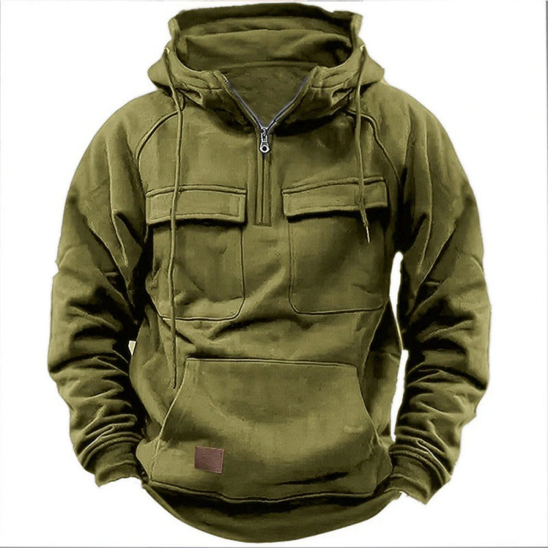BOYD | MEN'S HOODIE WITH QUARTER-ZIP
