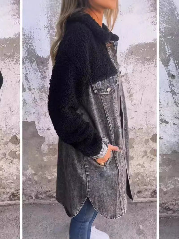 MADDISON | COSY DENIM-STYLE JACKET