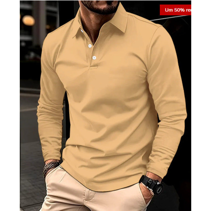 KHRIS | ELEGANT MEN'S LONGSLEEVE POLO SHIRT