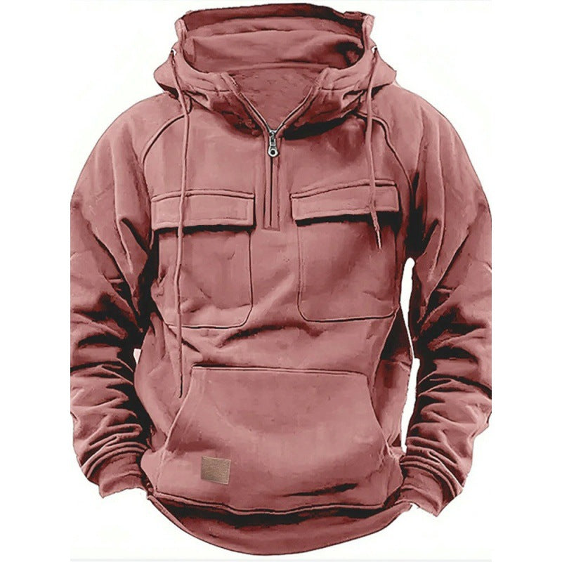 BOYD | MEN'S HOODIE WITH QUARTER-ZIP