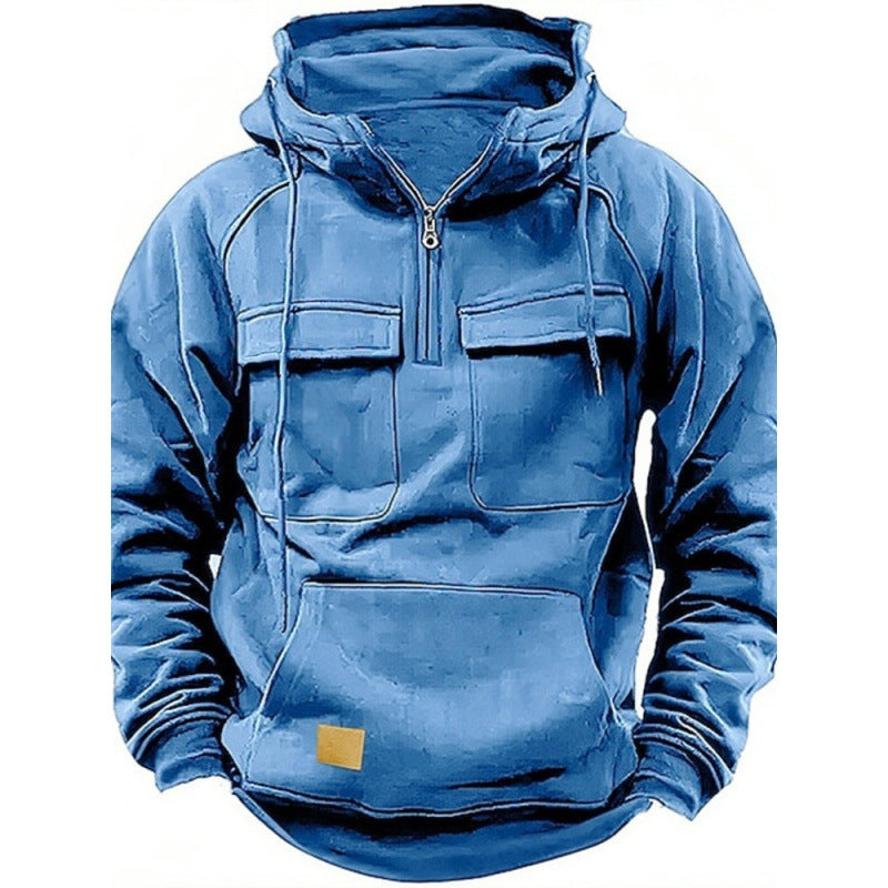 BOYD | MEN'S HOODIE WITH QUARTER-ZIP