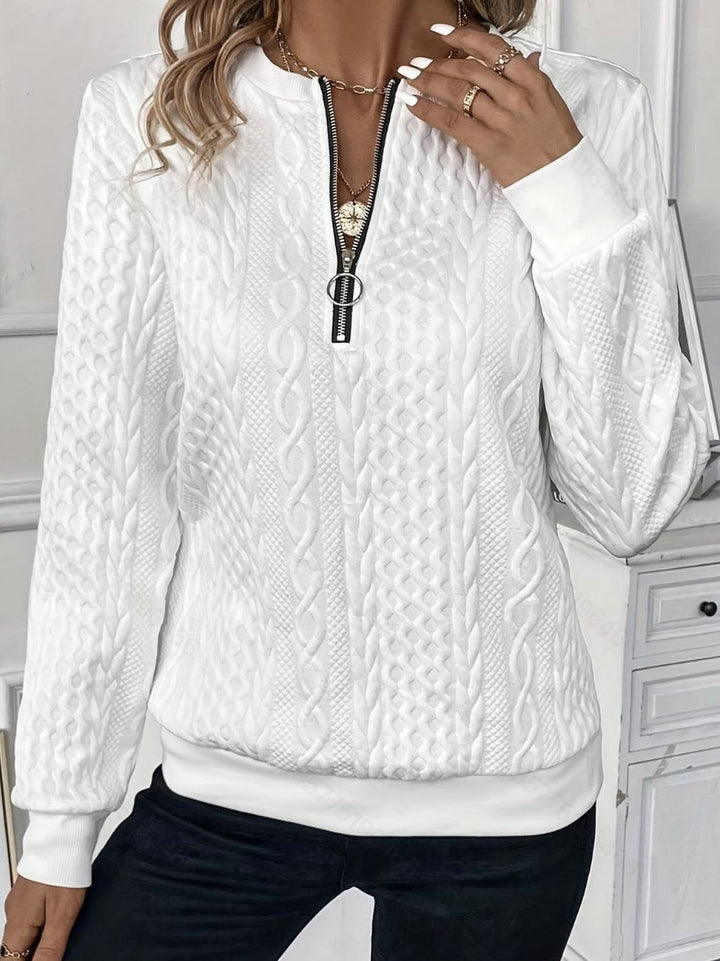 NINA | ELEGANT QUARTER-ZIP SWEATER