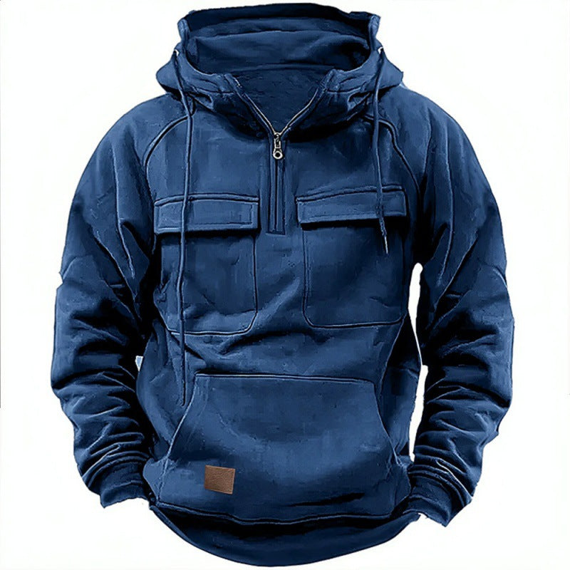 BOYD | MEN'S HOODIE WITH QUARTER-ZIP