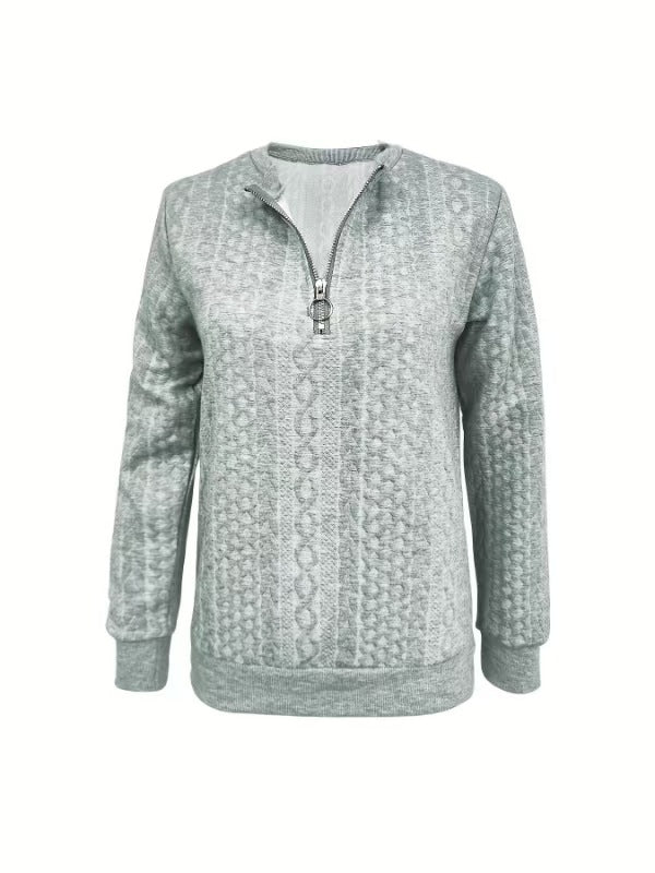 NINA | ELEGANT QUARTER-ZIP SWEATER