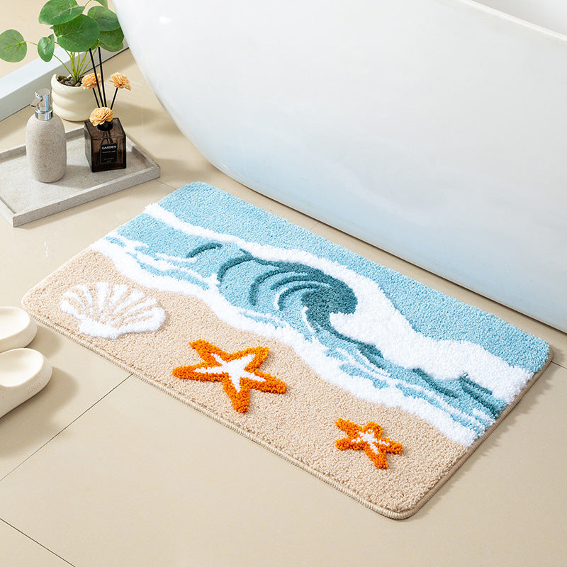 NON-SLIP ABSORBENT BATHROOM MAT