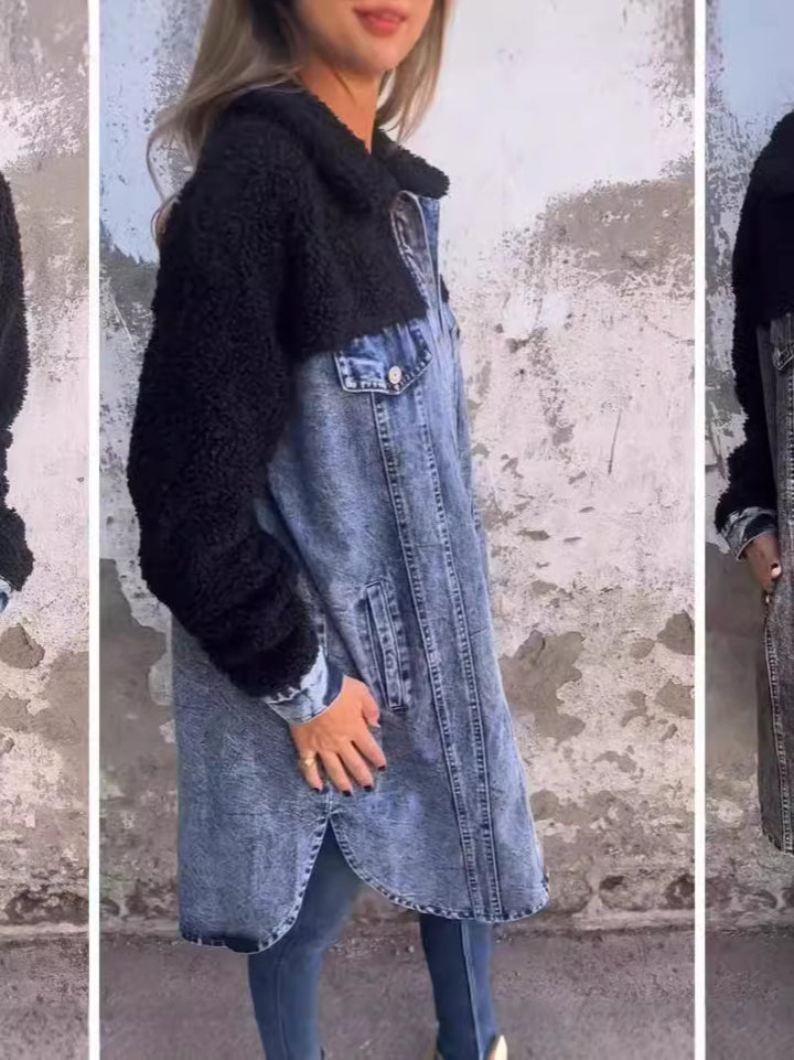MADDISON | COSY DENIM-STYLE JACKET