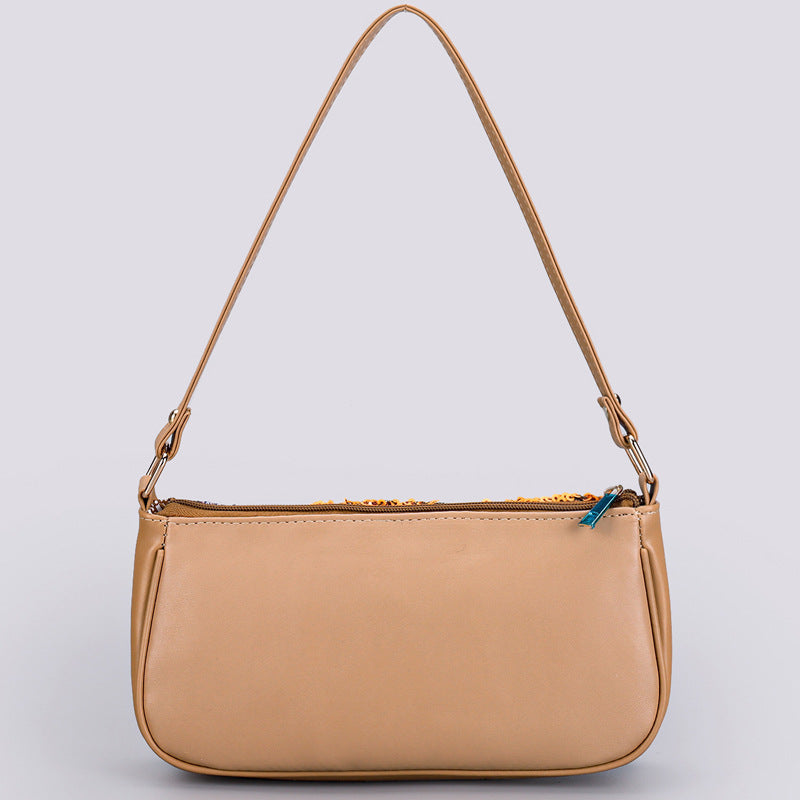 HARVESTBLOOM | FLORAL SEQUIN SHOULDER BAG