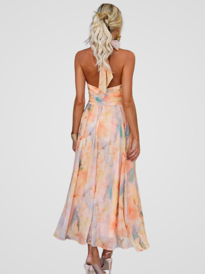 PEACH | ELEGANT SUMMER DRESS