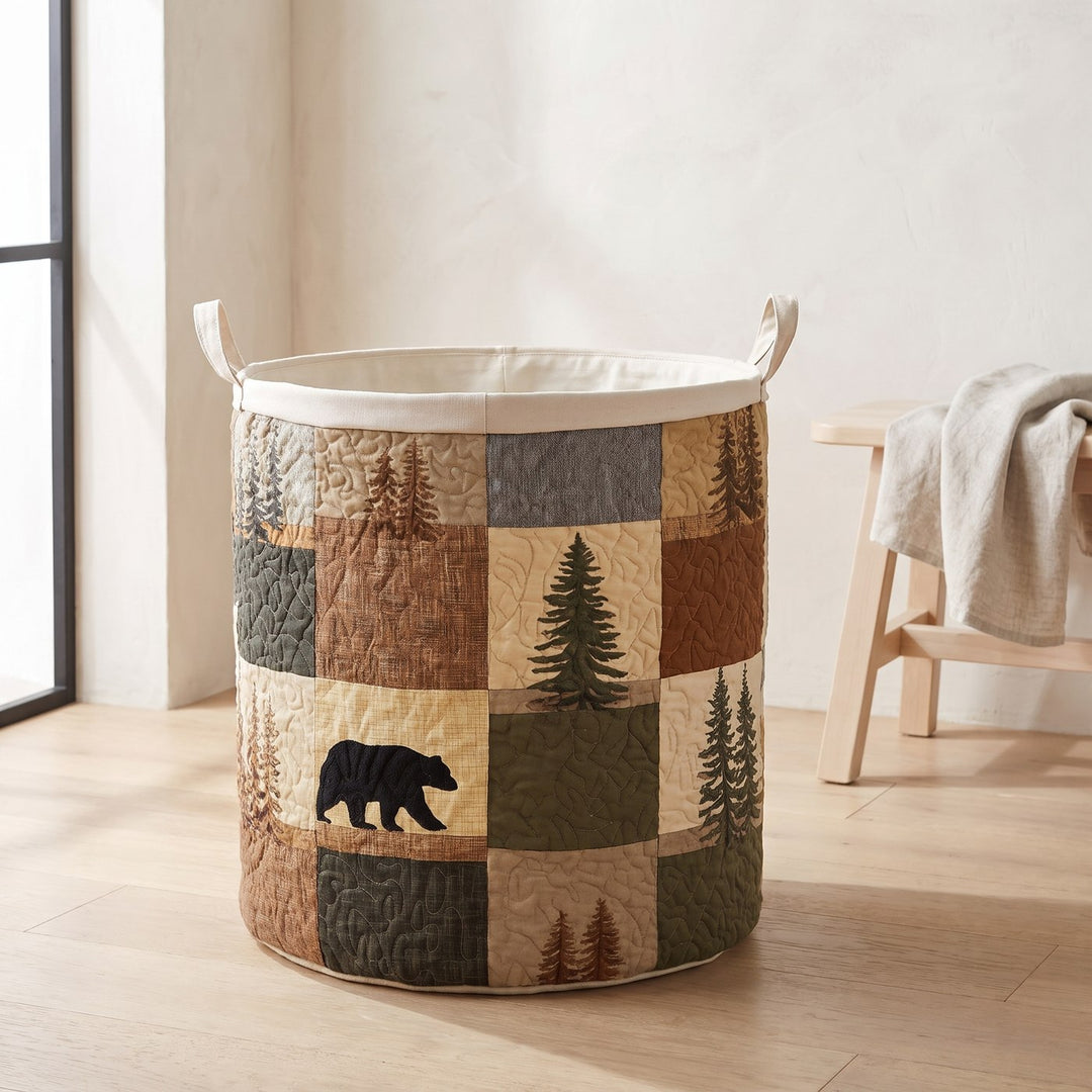 EVIE Woodland Patch laundry basket