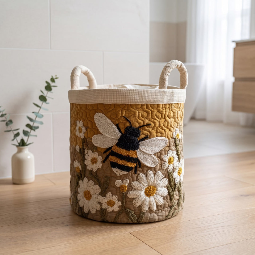HONEY Daisy Bee laundry basket