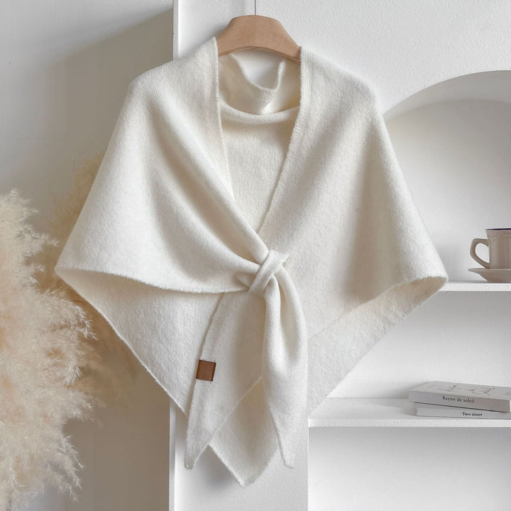IRENE | WHITE TIE-FRONT WRAP