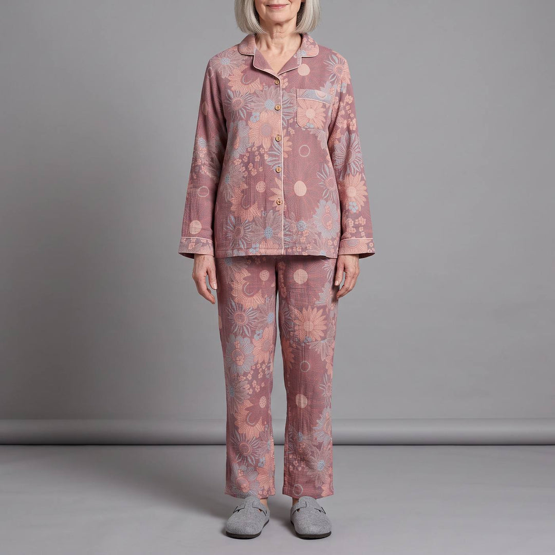 AUBREY pajama set in pink