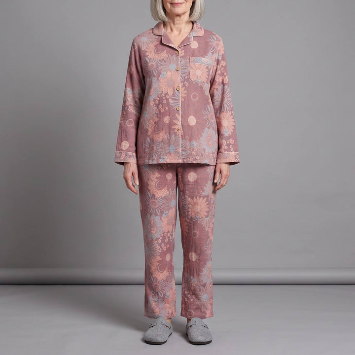 AUBREY pajama set in pink