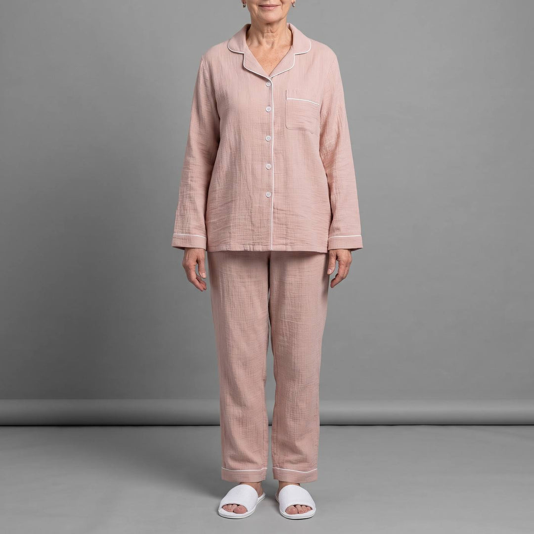 CLARA pajama set in pink