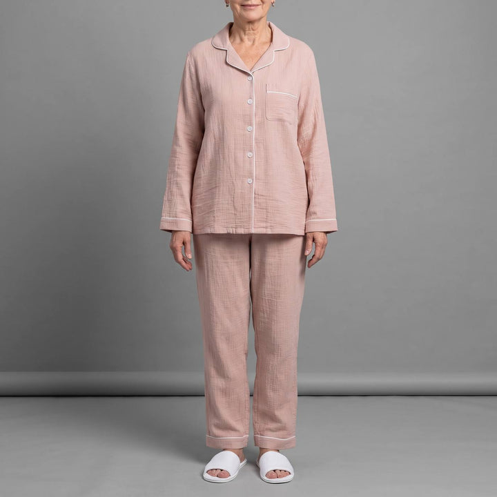 CLARA pajama set in pink