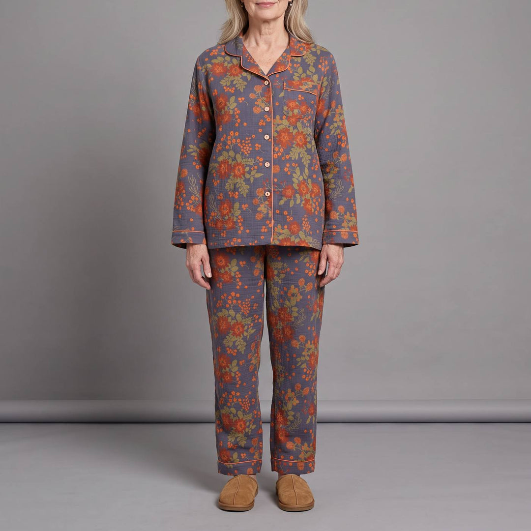 SIENNA pajama set in blue