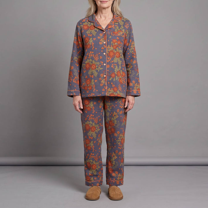 SIENNA pajama set in blue
