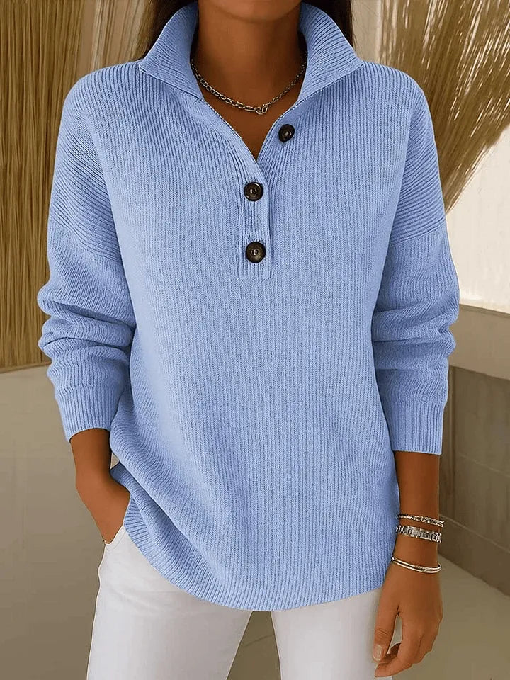 MIRABEL | V NECK POLO JUMPER