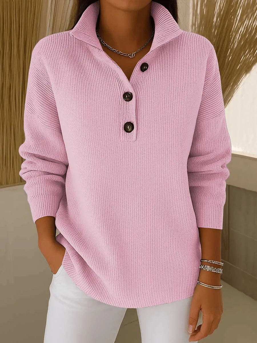 MIRABEL | V NECK POLO JUMPER