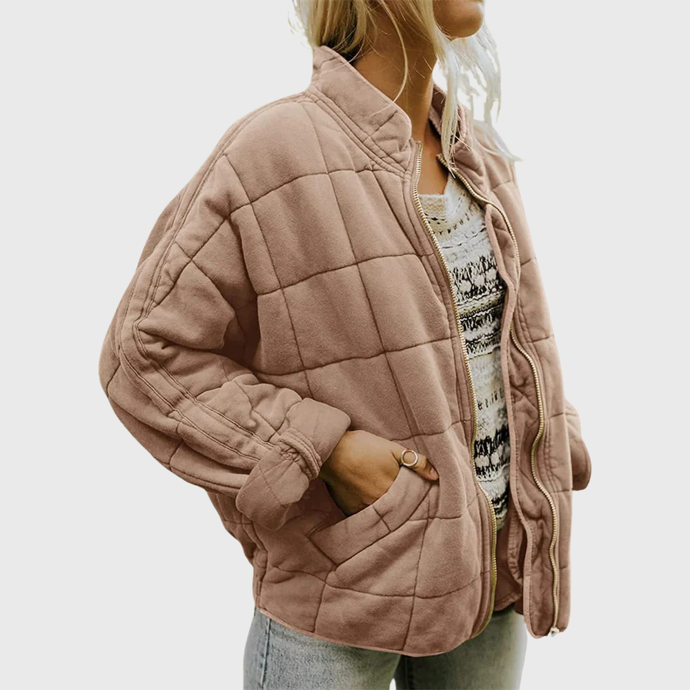 RUTH | QUILTED ZIP JACKET