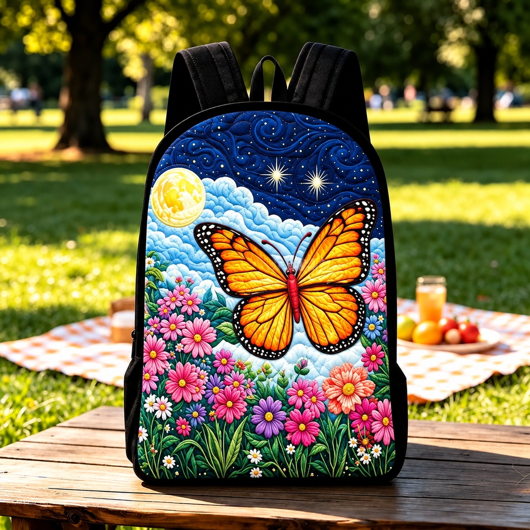 NOVA | STARRY NIGHT BUTTERFLY & MEADOW PRINTED BACKPACK