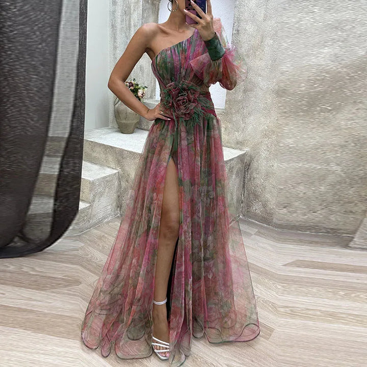 ODETTE | FLOWY MULTICOLOR DRESS