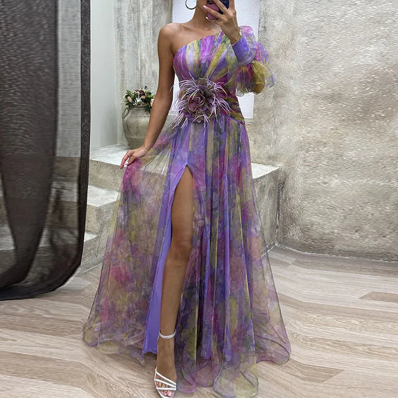 ODETTE | FLOWY MULTICOLOR DRESS